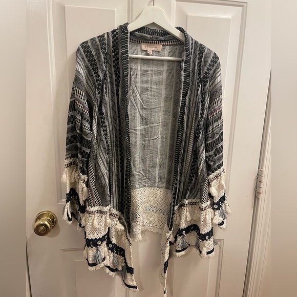 Philosophy Boho Kimono-style cardigan - Picture 1 of 7